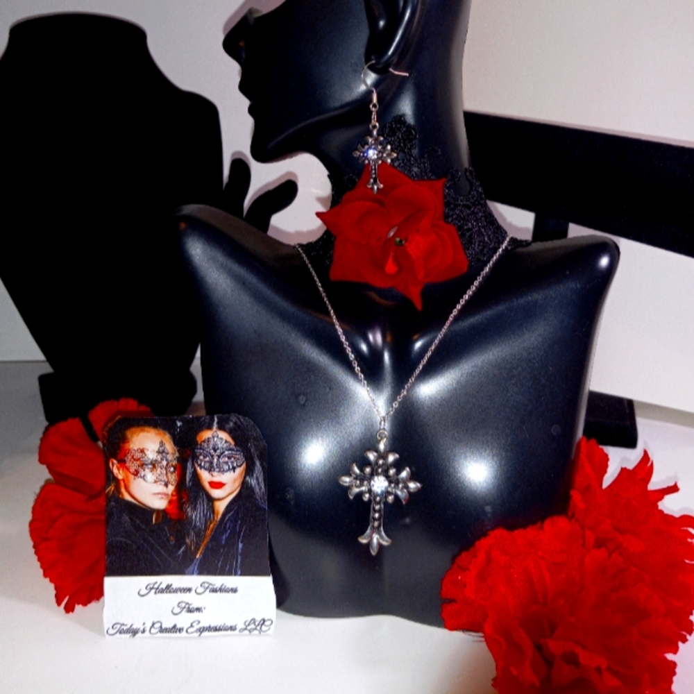 The Rose & The Cross Jewelry Set!